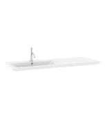 Arena 1000 Basin White with overflow 1 Tap Hole - Small Image