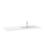 Arena 1000 Basin White with overflow 1 Tap Hole - Small Image