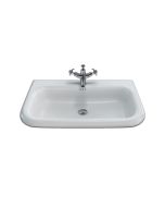 Burlington 75 X 47 X 17 Roll Top  Basin With Overflow Small Image