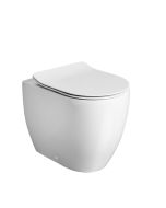 Glide II Back to Wall Toilet Rimless White - Small Image