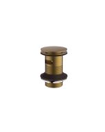 Slotted Basin Waste Brushed Brass Small Image