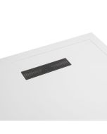Matt Black Waste Cover for Linear 25mm Tray - Small Image