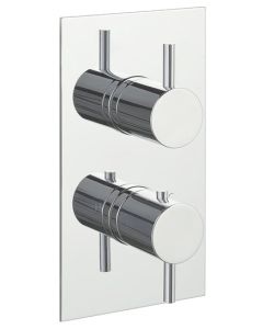 Round Thermostatic Shower Valve 2 Options - Small Image