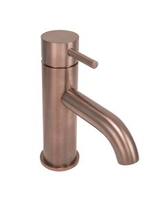 Vos Single Lever Basin Mixer Brushed Bronze Small