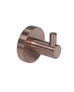 Vos Single Robe  Hook Brushed Bronze Small