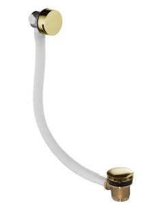 Vos Exofil With Click Clack Waste Brushed Brass - Small Image
