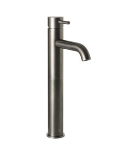 Vos Tall Single Lever Basin Mixer Brushed Black - Small Image