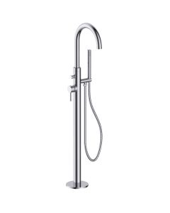 Florence Single Lever Floor Standing Bath Shower Mixer - Small Image
