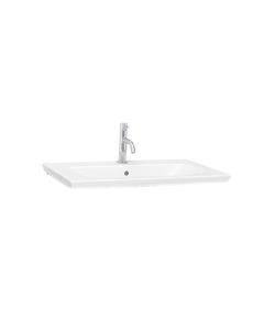 Arena 600 Basin White with overflow 1 Tap Hole - Small Image