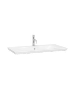 Arena 700 Basin White with overflow 1 Tap Hole - Small Image