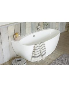 Cove - 16950mm Back to wall bath - 1695 x 580 x 700mm - Small Image