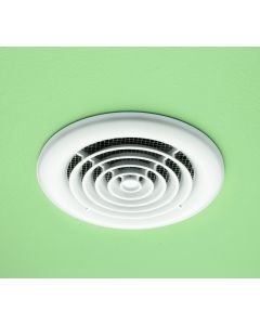 Cyclone Wet Room Inline Fan, White - Non Illuminated - small image