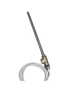 Heating Element 200W With T Piece Brushed Brass - Small Image