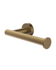 Hoxton Single Toilet Roll Holder Brushed Brass Small Image