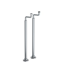 Lefroy Brooks Classic Extended Bath Standpipes - Chrome - Small Image