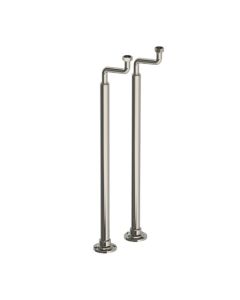 Lefroy Brooks Classic Extended Bath Standpipes - Nickel - Small Image
