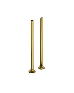 Lefroy Brooks Classic Standpipe Sleeves With Adjustable Baseplates - Ant. Gold - Small Image