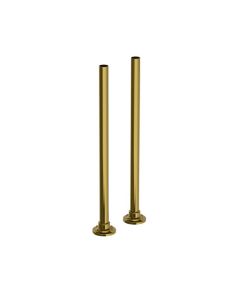 Lefroy Brooks Classic Standpipe Sleeves With Adjustable Baseplates - Pol. Brass - Small Image