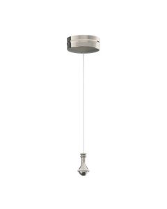 Lefroy Brooks Classic One Way Pull Switch With Pendant - Nickel - Small Image