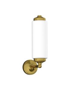 Lefroy Brooks Classic Tubular Wall Light - Polished Brass - Small Image