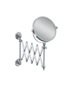 Lefroy Brooks Classic Edwardian Extendable Shaving Mirror - Chrome - Small Image