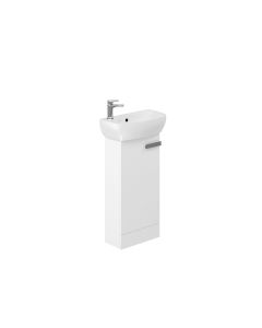 Myhome Short Projection Basin Unit Floor Standing White Small Image