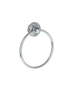 Lefroy Brooks Belle Aire Towel Ring - Chrome - Small Image