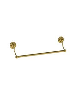 Lefroy Brooks Belle Aire 508Mm Towel Rail - Antique Gold - Small Image