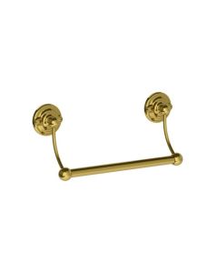 Lefroy Brooks Belle Aire 254Mm Towel Rail - Antique Gold - Small Image