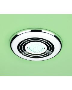 Turbo Inline Fan, Chrome - Cool White LED - small image