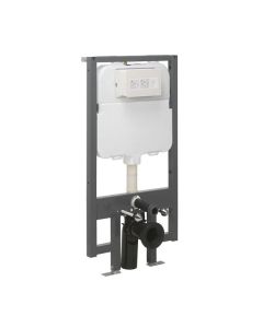 1.14m Slim Toilet Frame/Cistern Front Flush - Small Image