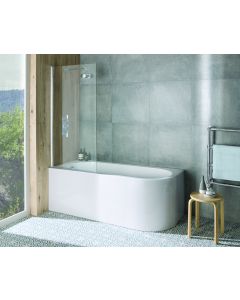Ancorner Bath 1700x750mm Left Hand - White small Image