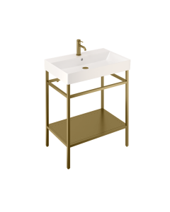 Frame Stand For 700 Basin - Brushed Brass Small Image