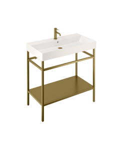 Frame Stand For 850 Basin - Brushed Brass  Small Image